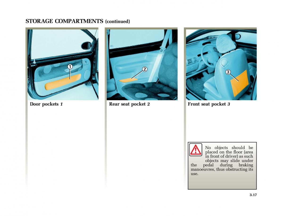 Renault Twingo I 1 owners manual / page 86