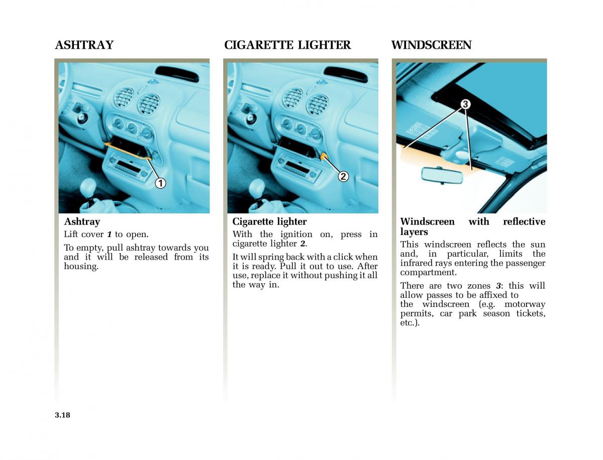 Renault Twingo I 1 owners manual / page 87