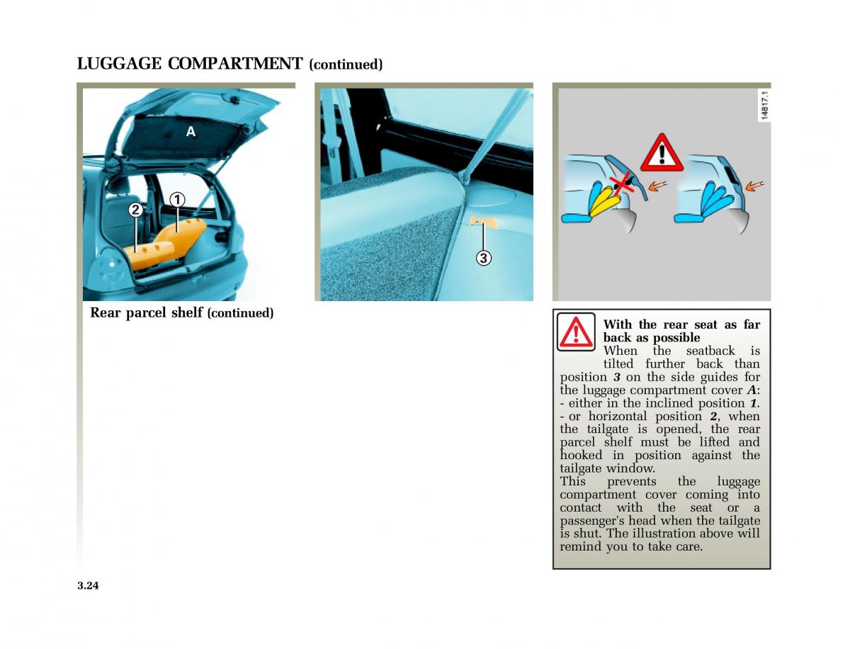 Renault Twingo I 1 owners manual / page 93