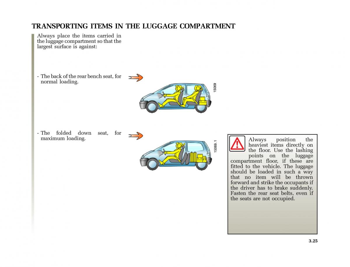 Renault Twingo I 1 owners manual / page 94