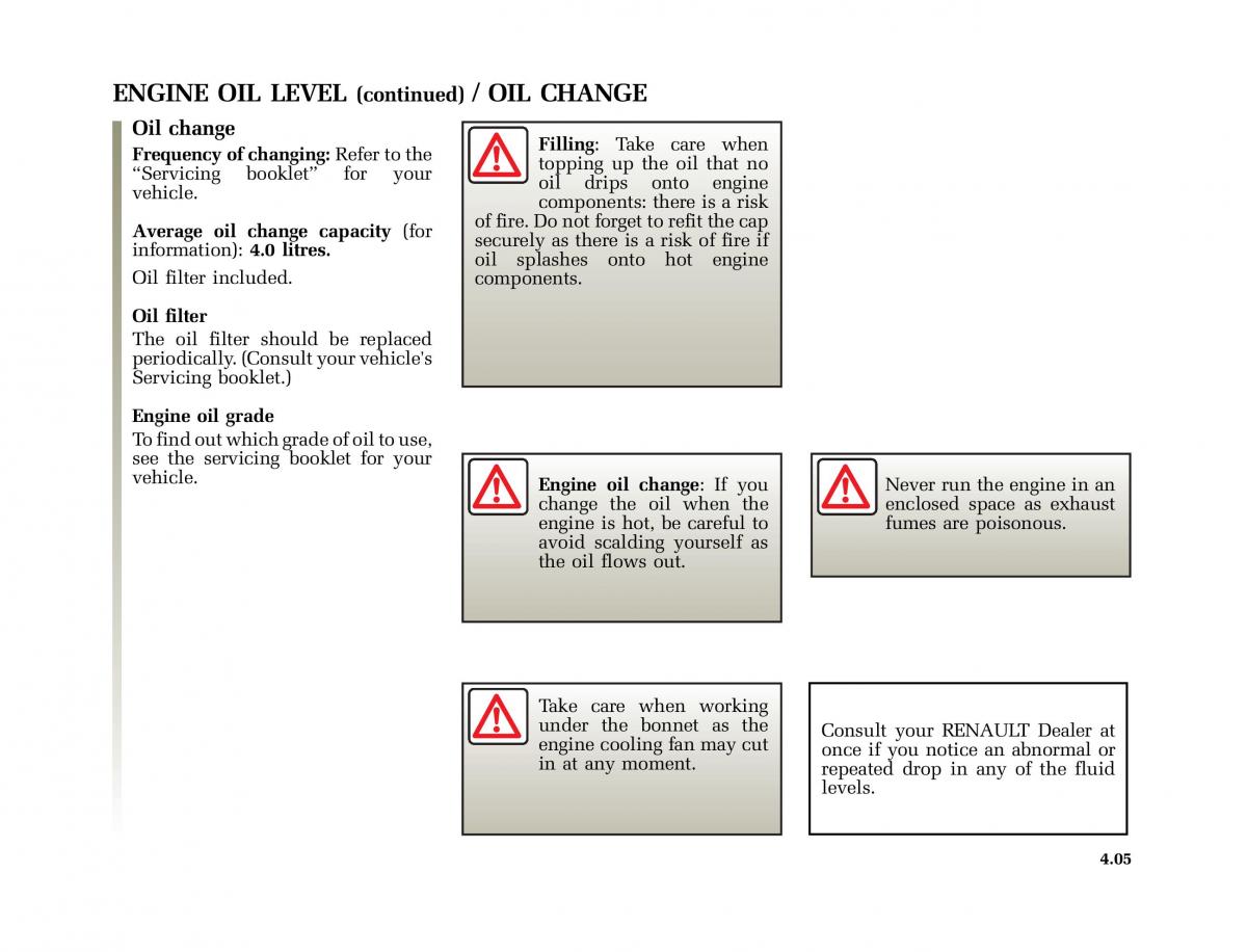 Renault Twingo I 1 owners manual / page 102