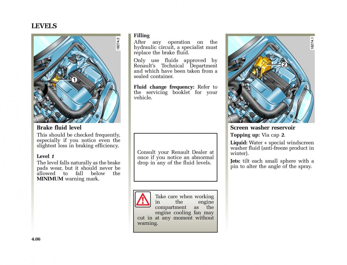 Renault Twingo I 1 owners manual / page 103