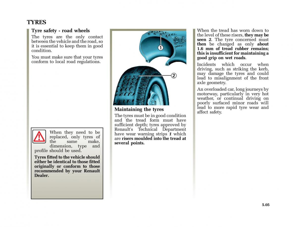 Renault Twingo I 1 owners manual / page 114