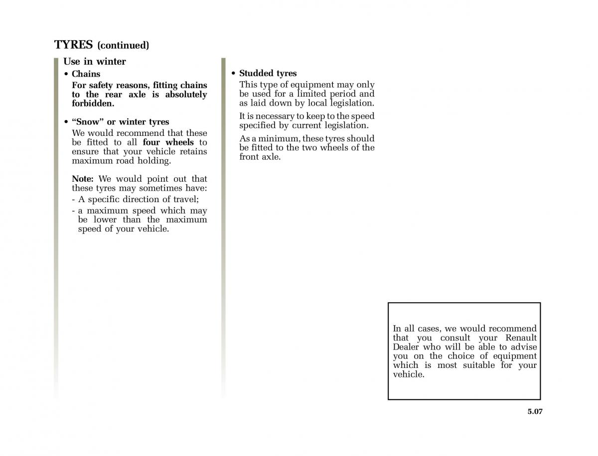 Renault Twingo I 1 owners manual / page 116