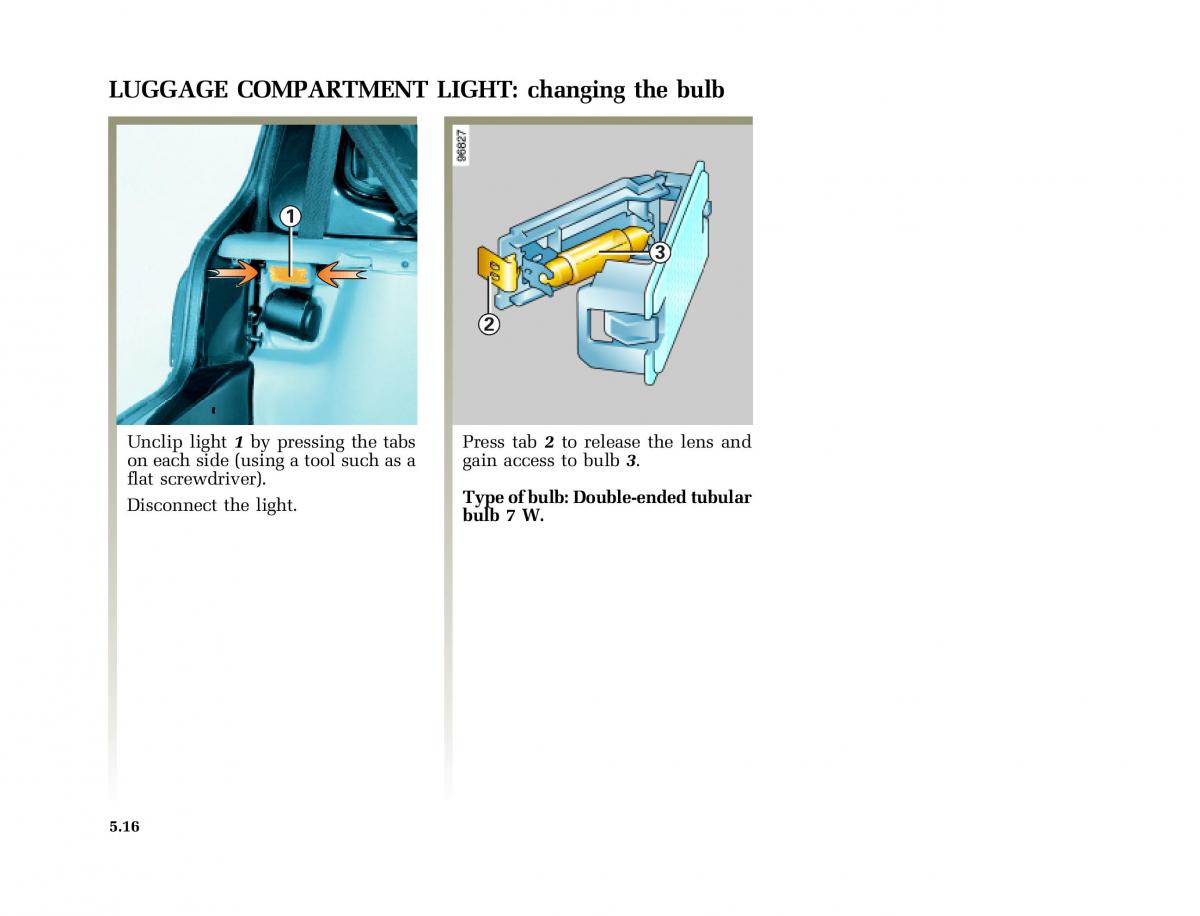 Renault Twingo I 1 owners manual / page 125