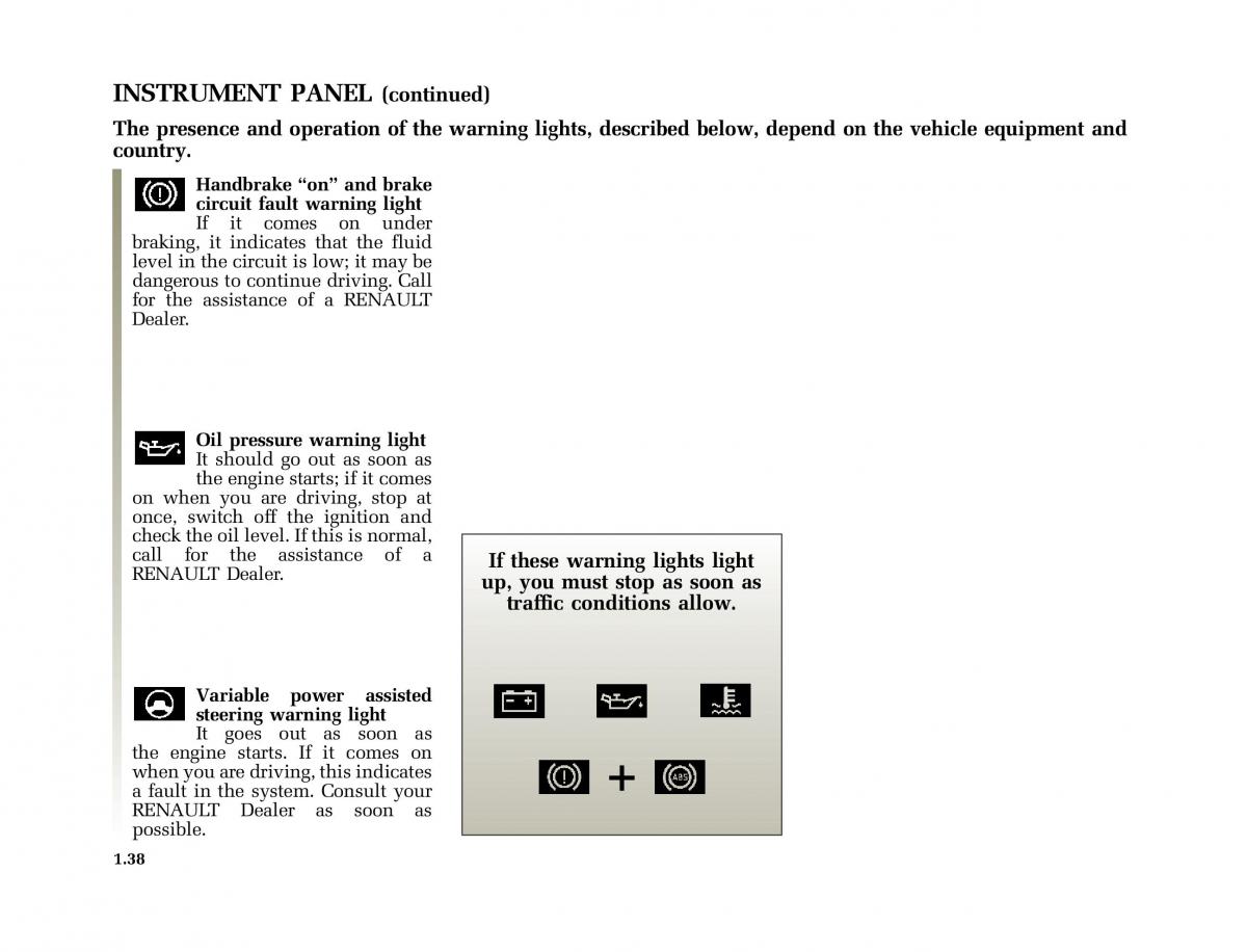 Renault Twingo I 1 owners manual / page 43