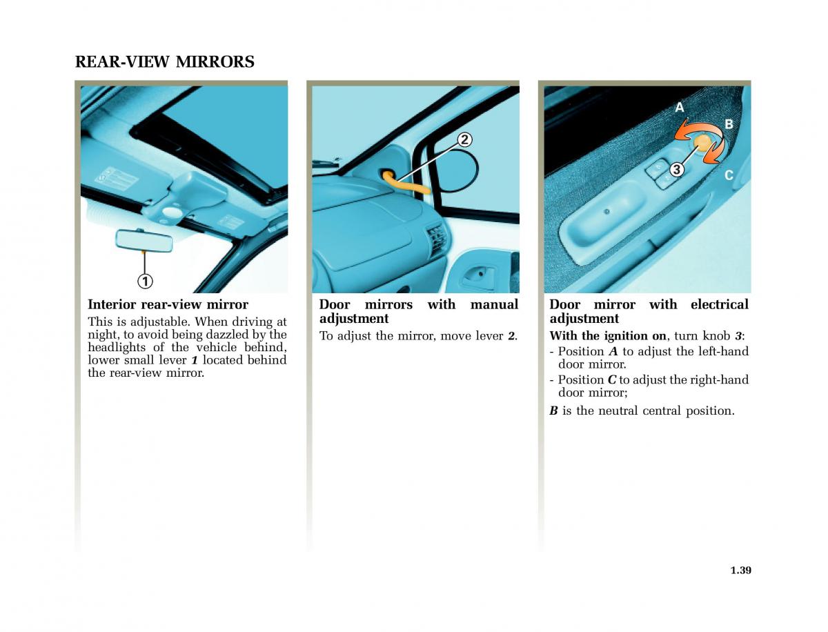 Renault Twingo I 1 owners manual / page 44