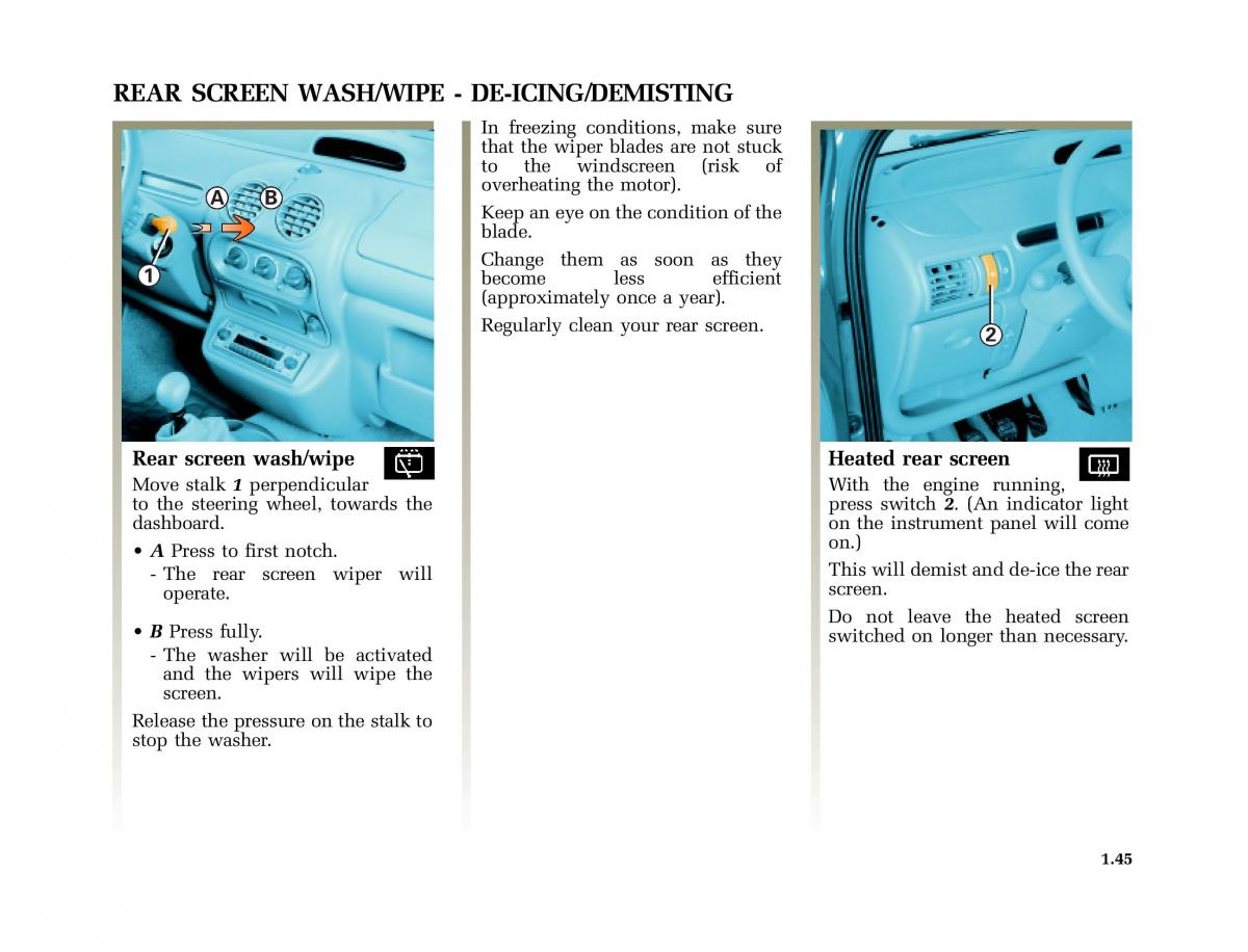 Renault Twingo I 1 owners manual / page 50