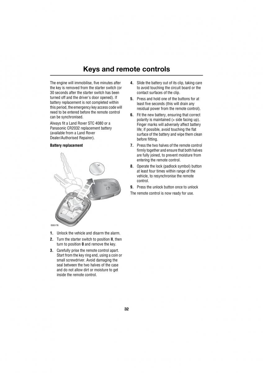 Land Rover Defender III gen owners manual / page 59