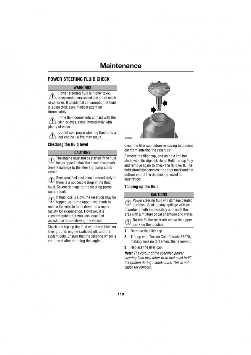 Land Rover Defender III gen owners manual / page 82