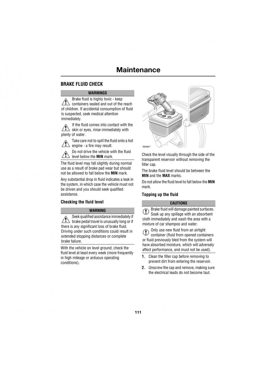 Land Rover Defender III gen owners manual / page 83