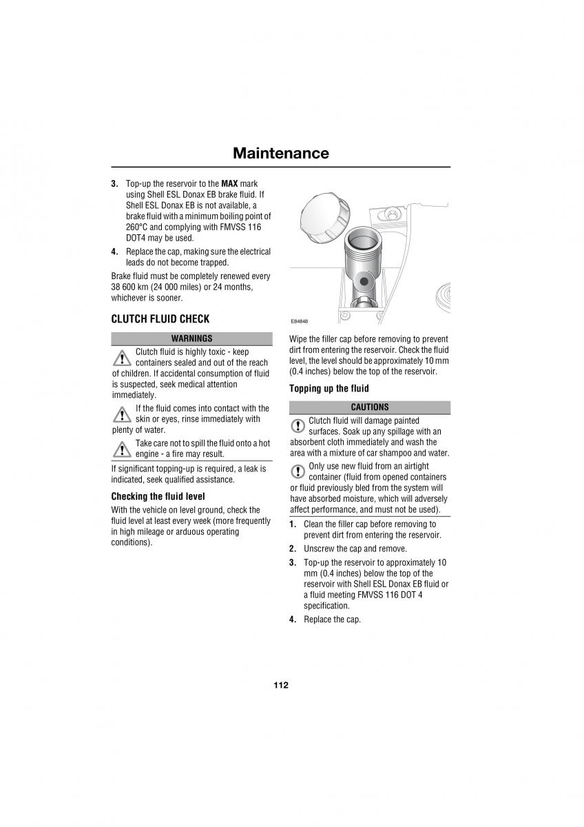 Land Rover Defender III gen owners manual / page 84