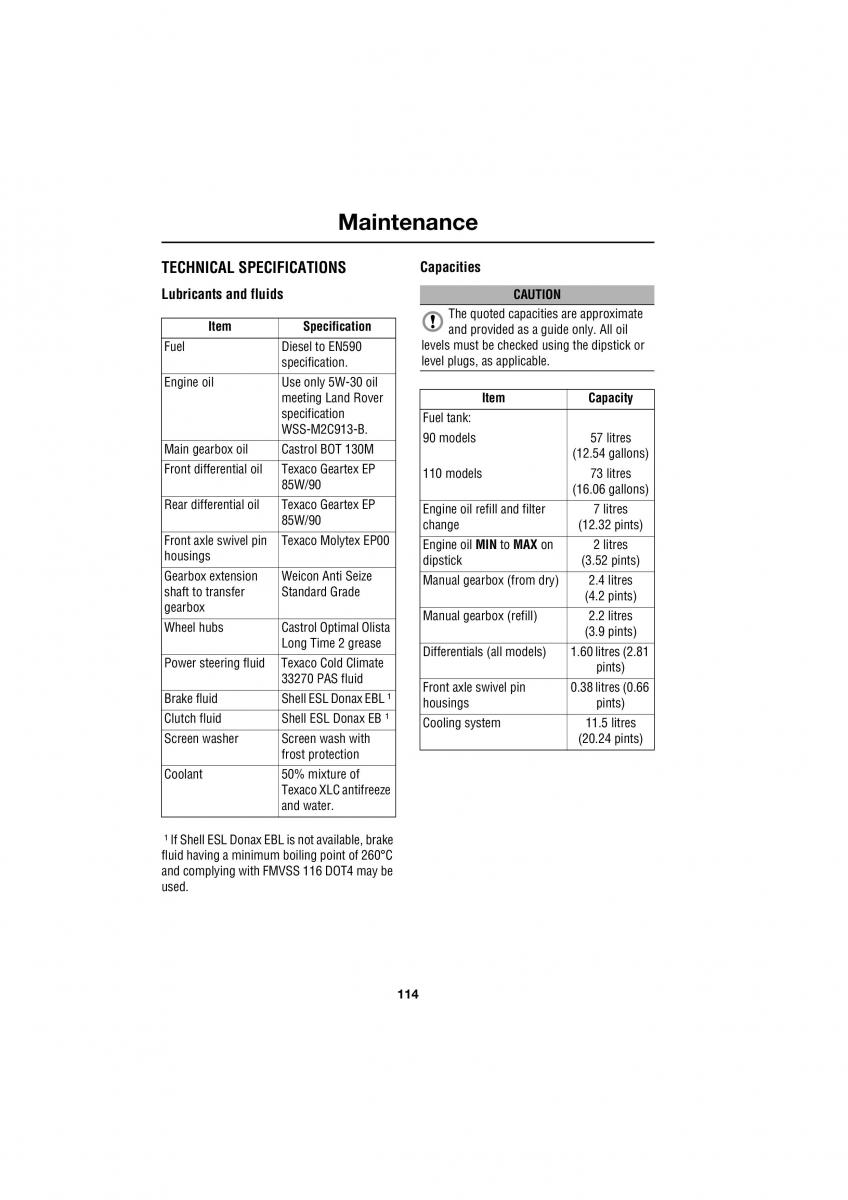 Land Rover Defender III gen owners manual / page 86