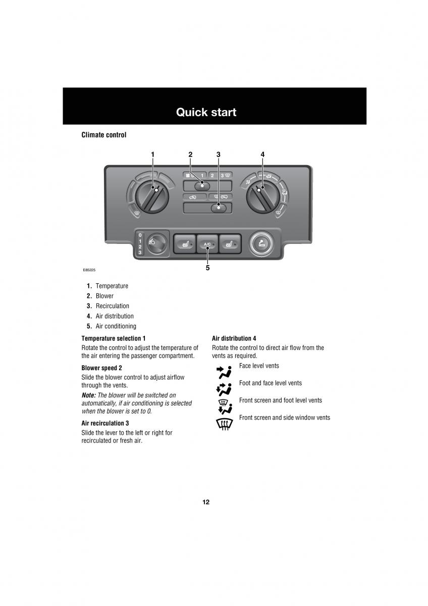 Land Rover Defender III gen owners manual / page 98