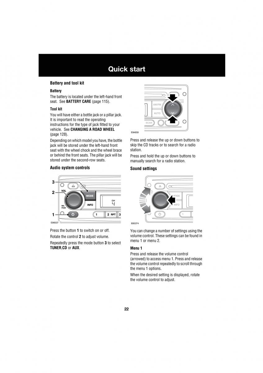 Land Rover Defender III gen owners manual / page 108