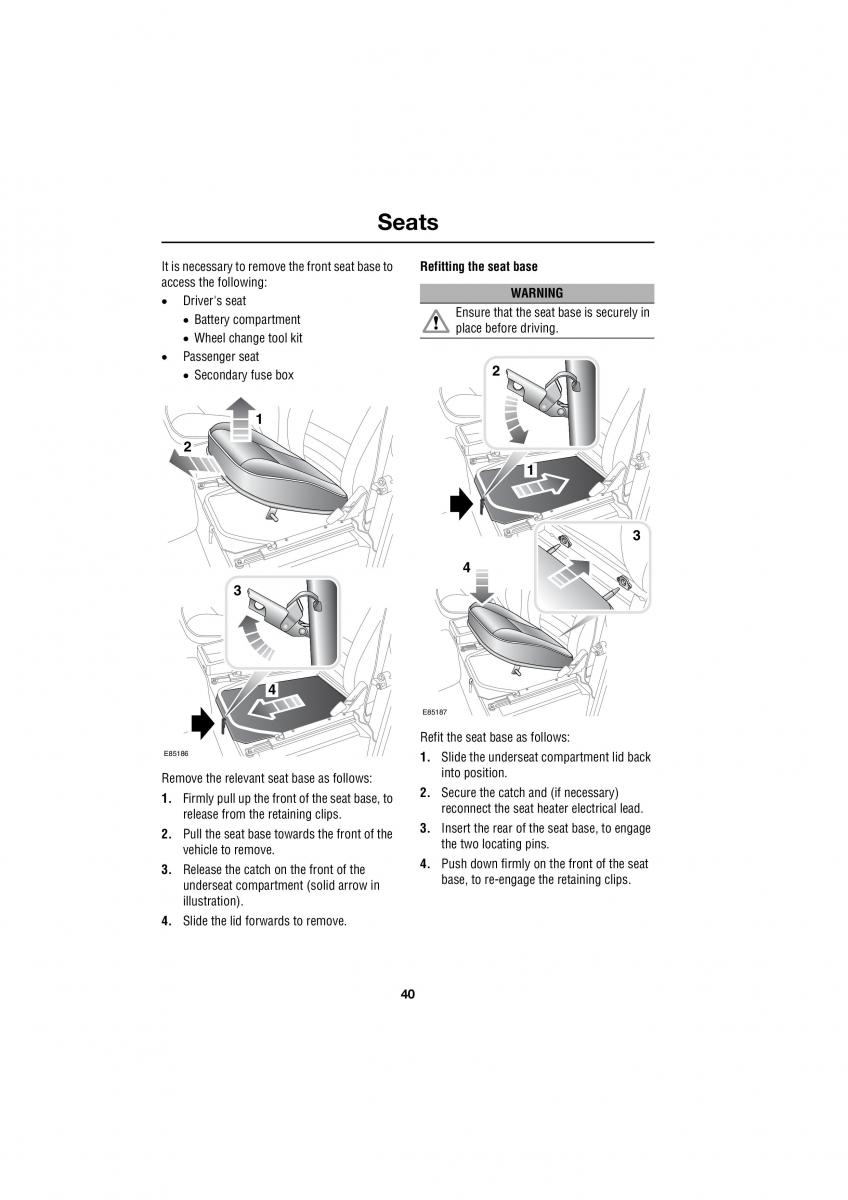 Land Rover Defender III gen owners manual / page 115