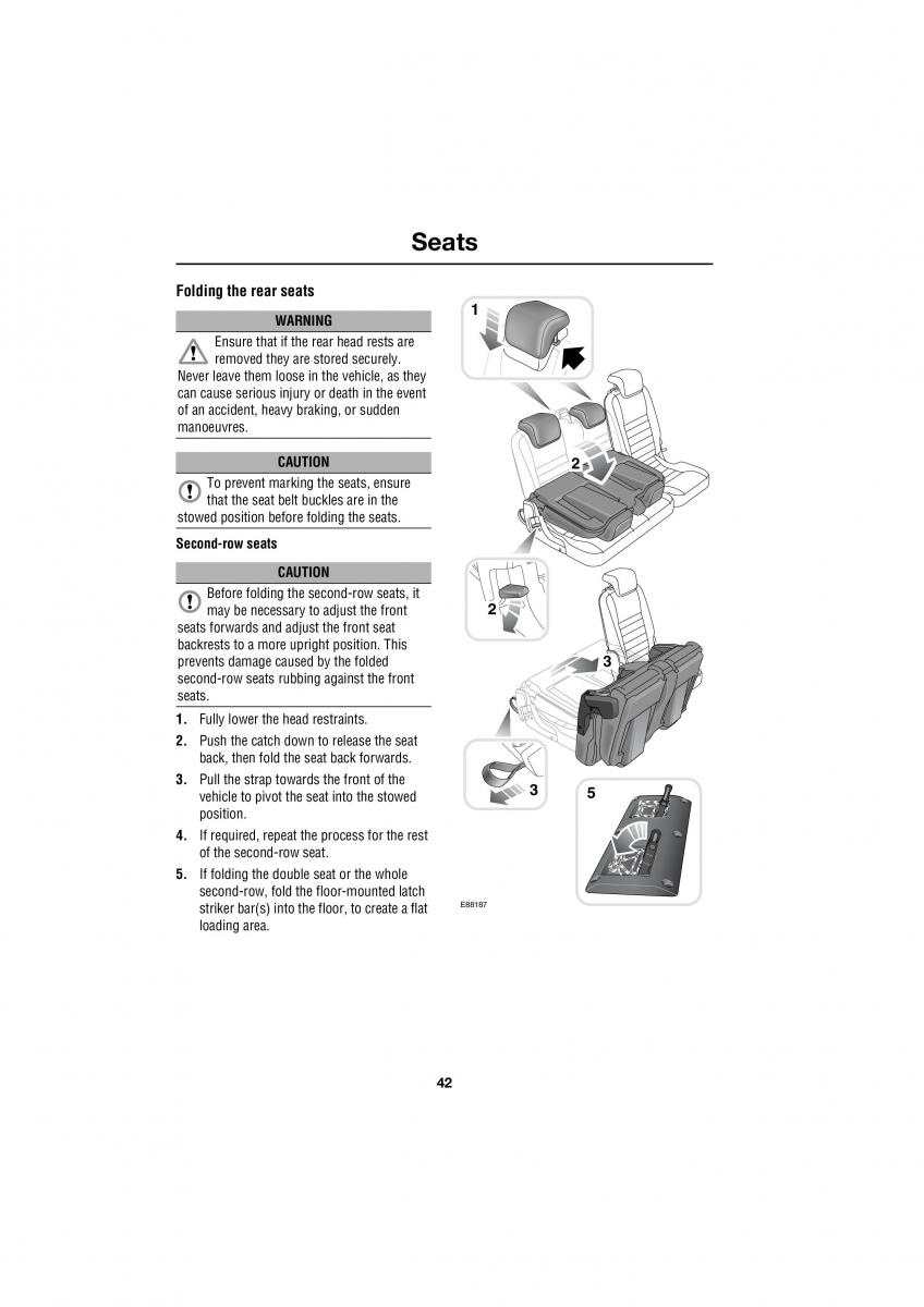 Land Rover Defender III gen owners manual / page 117