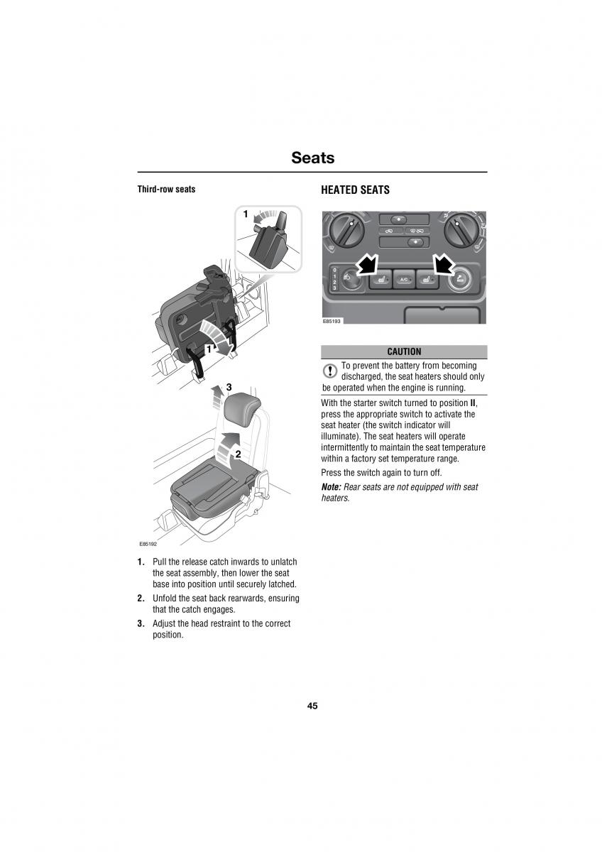 Land Rover Defender III gen owners manual / page 120