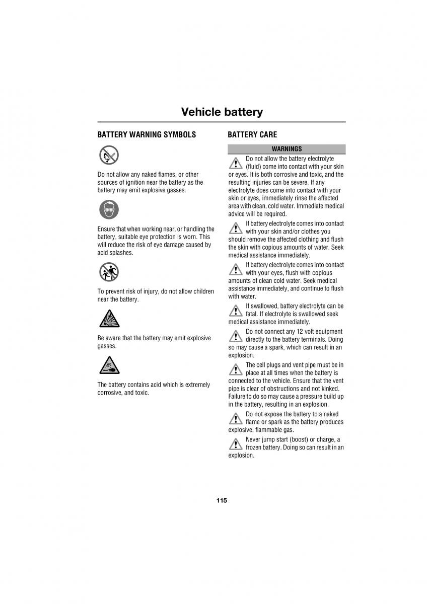 Land Rover Defender III gen owners manual / page 138