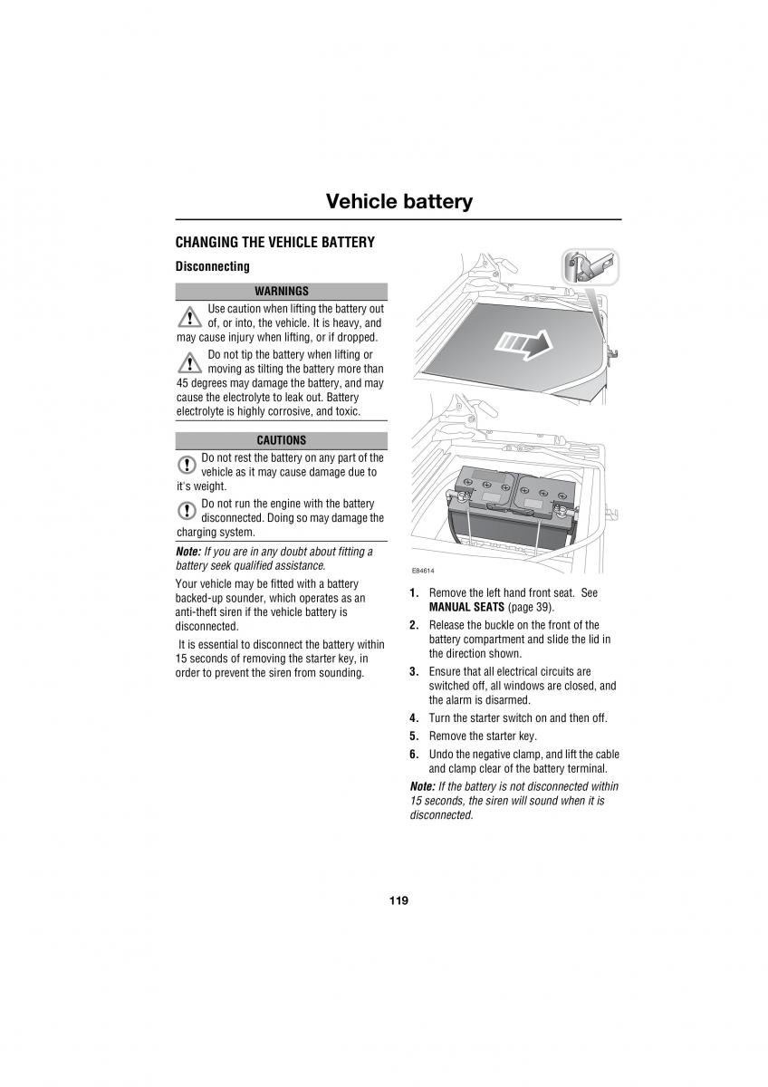 Land Rover Defender III gen owners manual / page 142