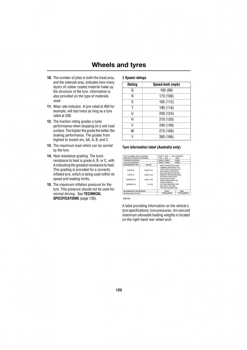 Land Rover Defender III gen owners manual / page 151