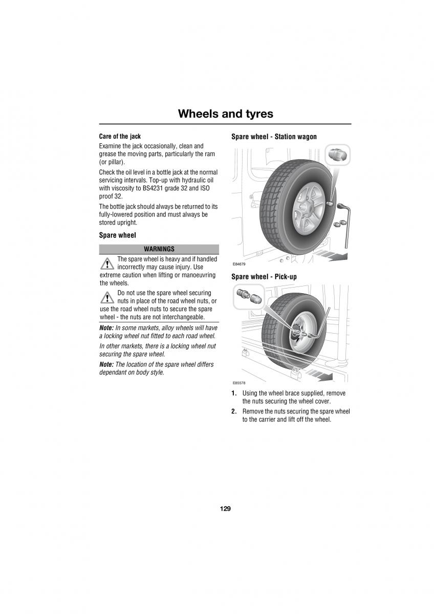 Land Rover Defender III gen owners manual / page 158