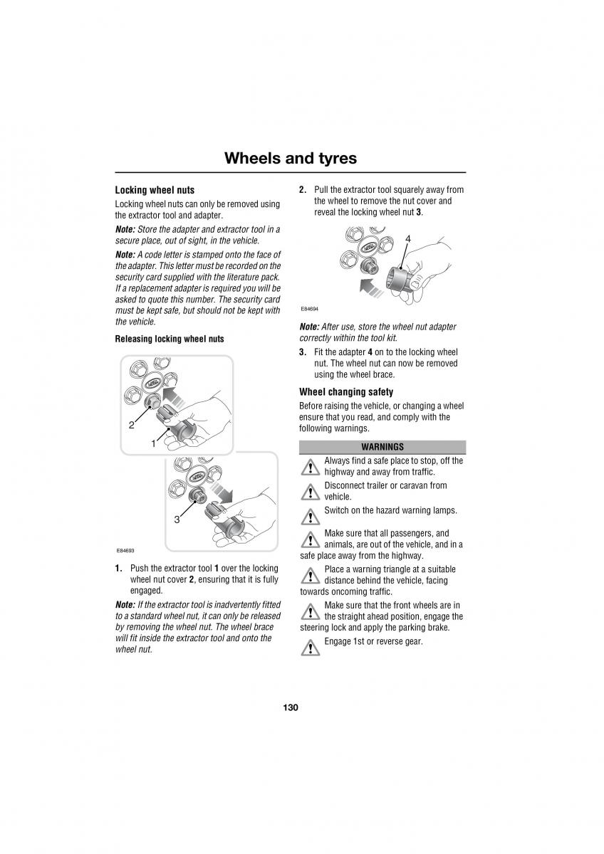 Land Rover Defender III gen owners manual / page 159