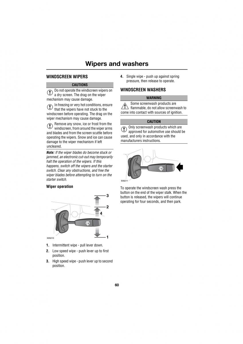 Land Rover Defender III gen owners manual / page 168