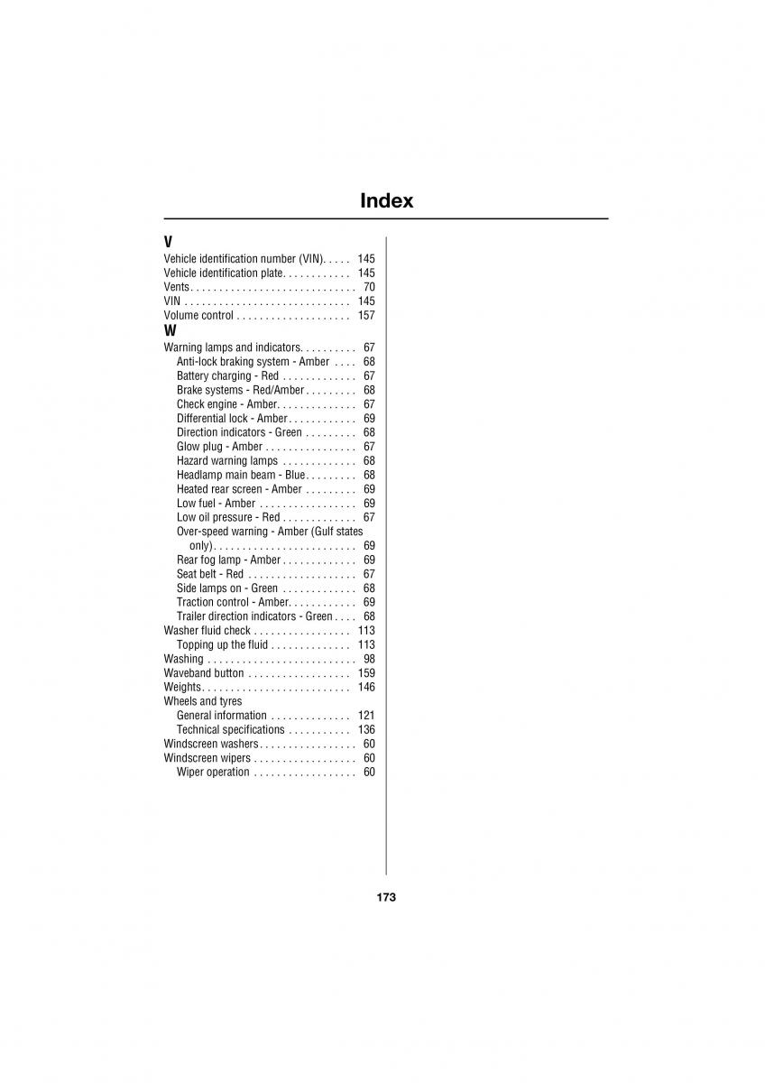 Land Rover Defender III gen owners manual / page 18