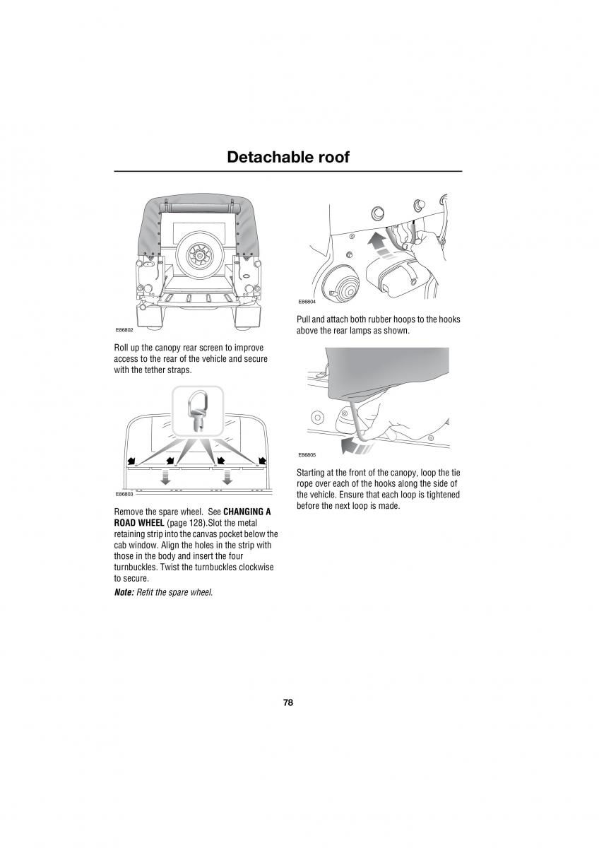 Land Rover Defender III gen owners manual / page 35