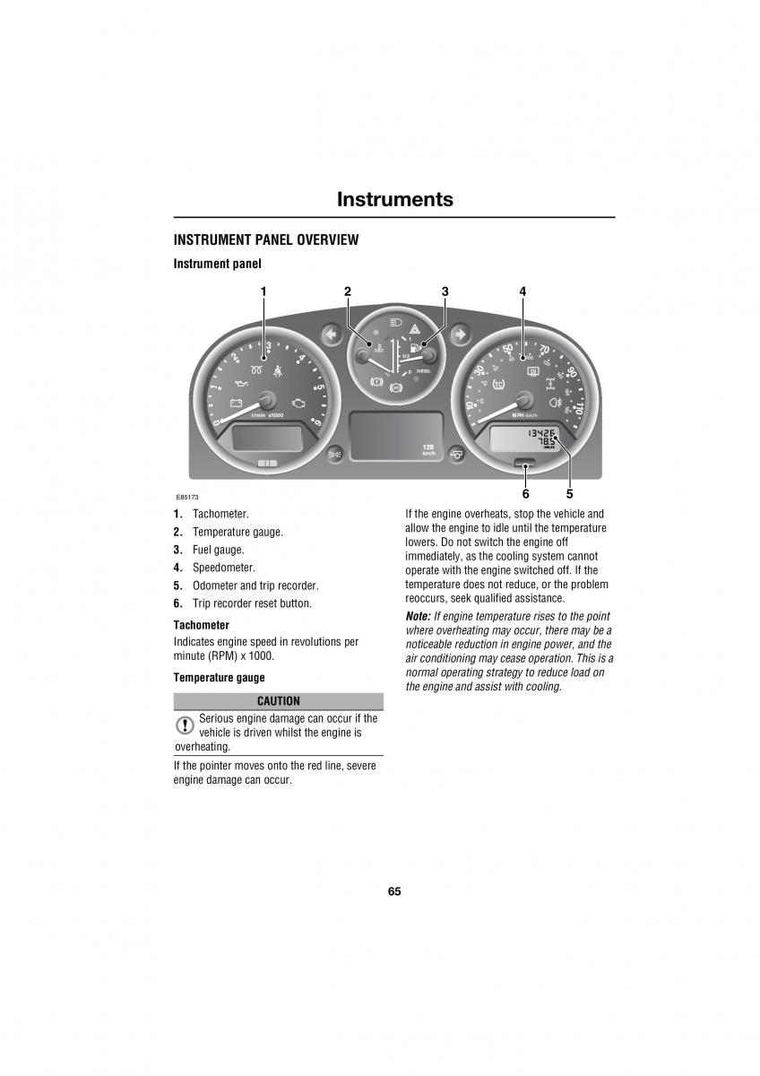 Land Rover Defender III gen owners manual / page 48