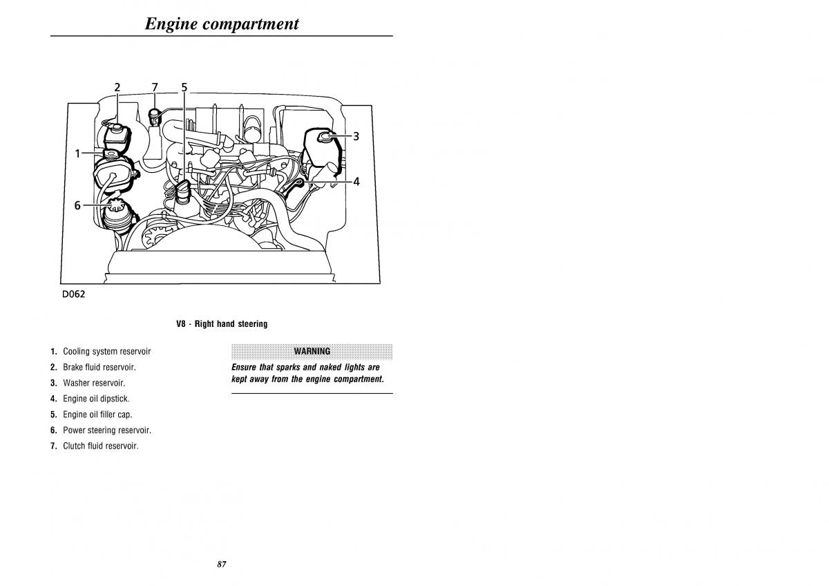 Land Rover Defender II gen owners manual / page 89