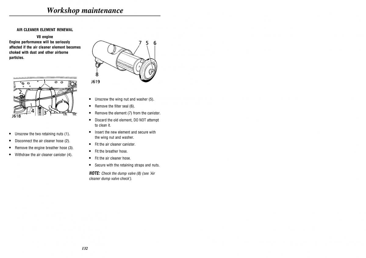 Land Rover Defender II gen owners manual / page 134