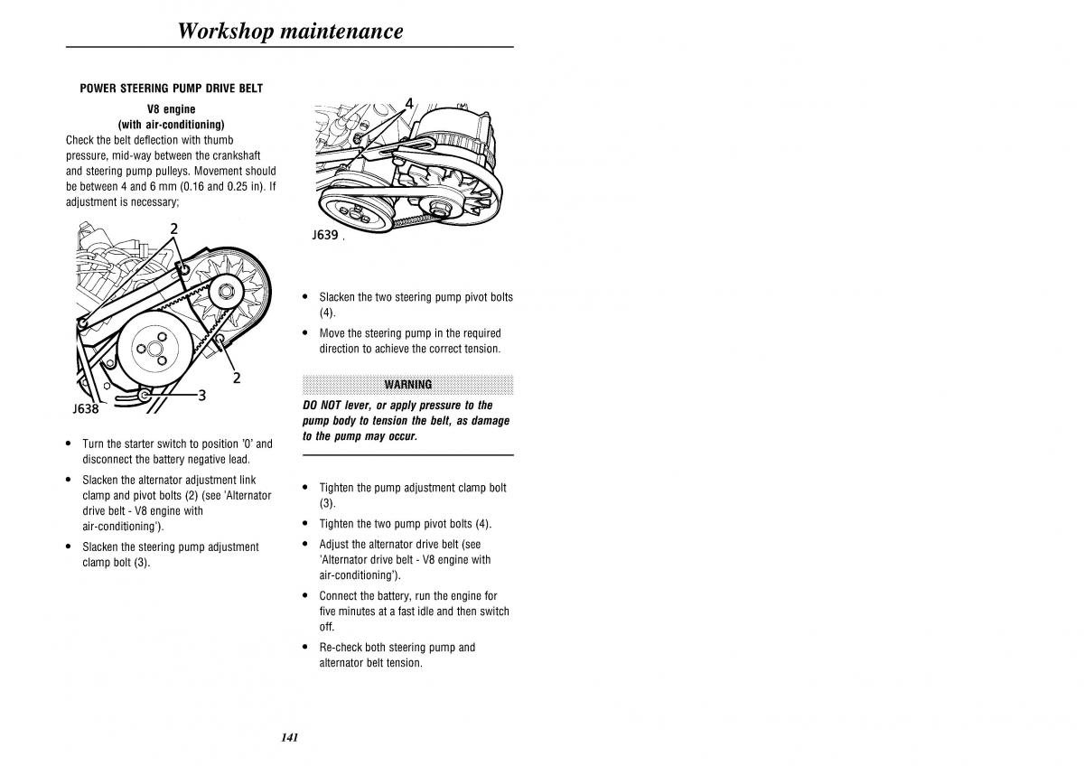 Land Rover Defender II gen owners manual / page 143