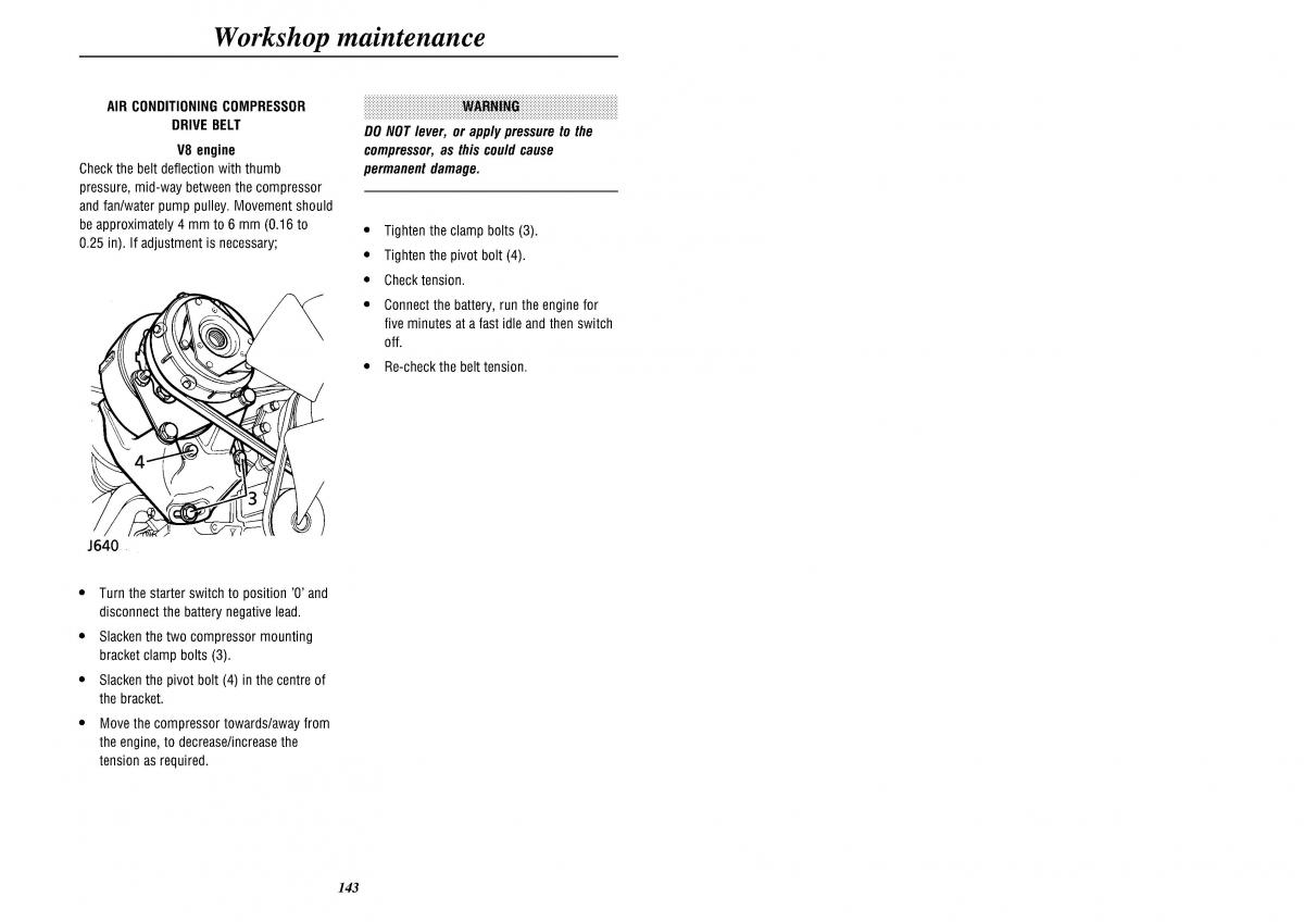 Land Rover Defender II gen owners manual / page 145