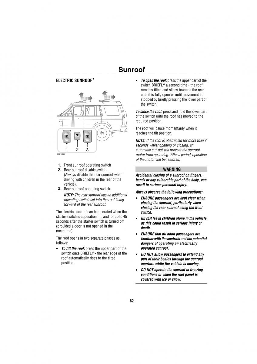 Land Rover Discovery II 2 owners manual / page 55