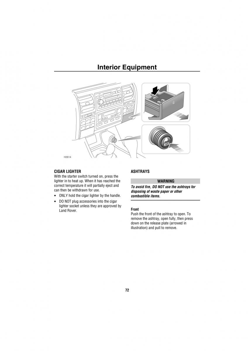 Land Rover Discovery II 2 owners manual / page 65