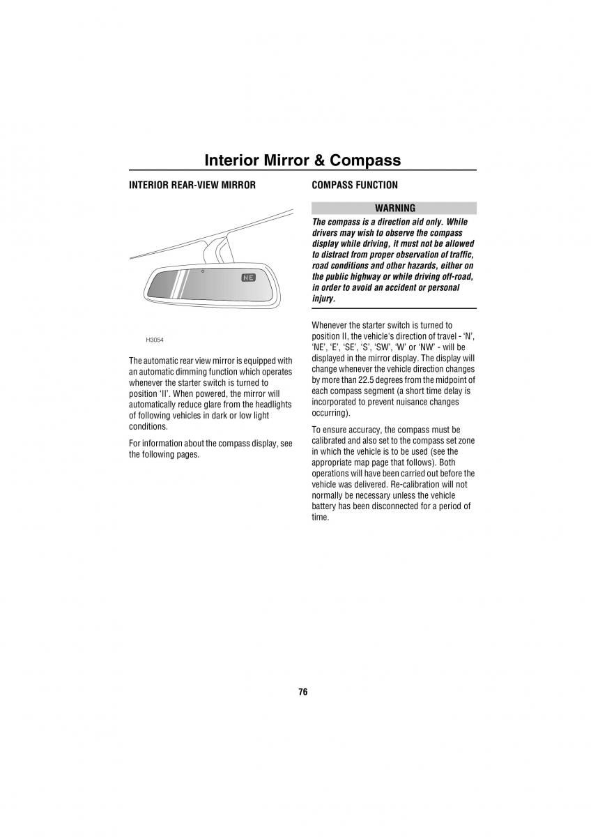 Land Rover Discovery II 2 owners manual / page 69