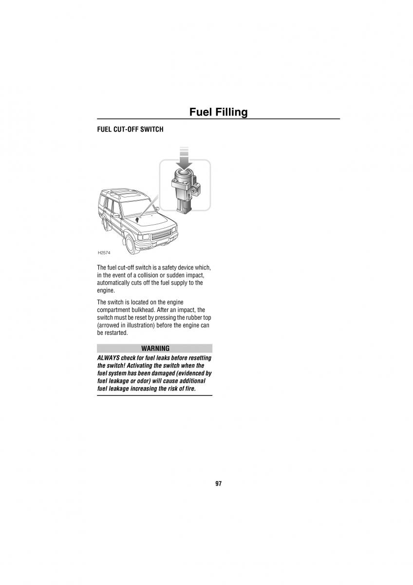 Land Rover Discovery II 2 owners manual / page 90