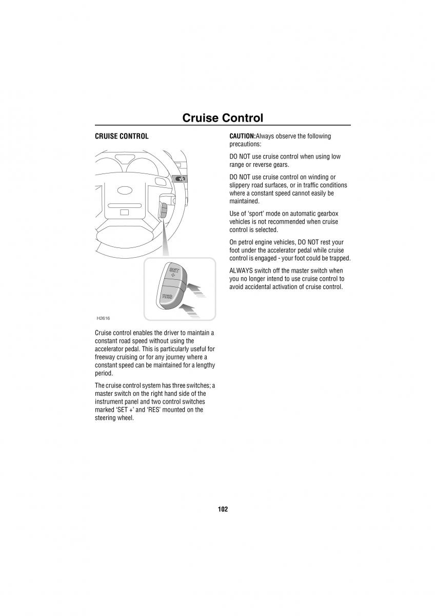 Land Rover Discovery II 2 owners manual / page 95