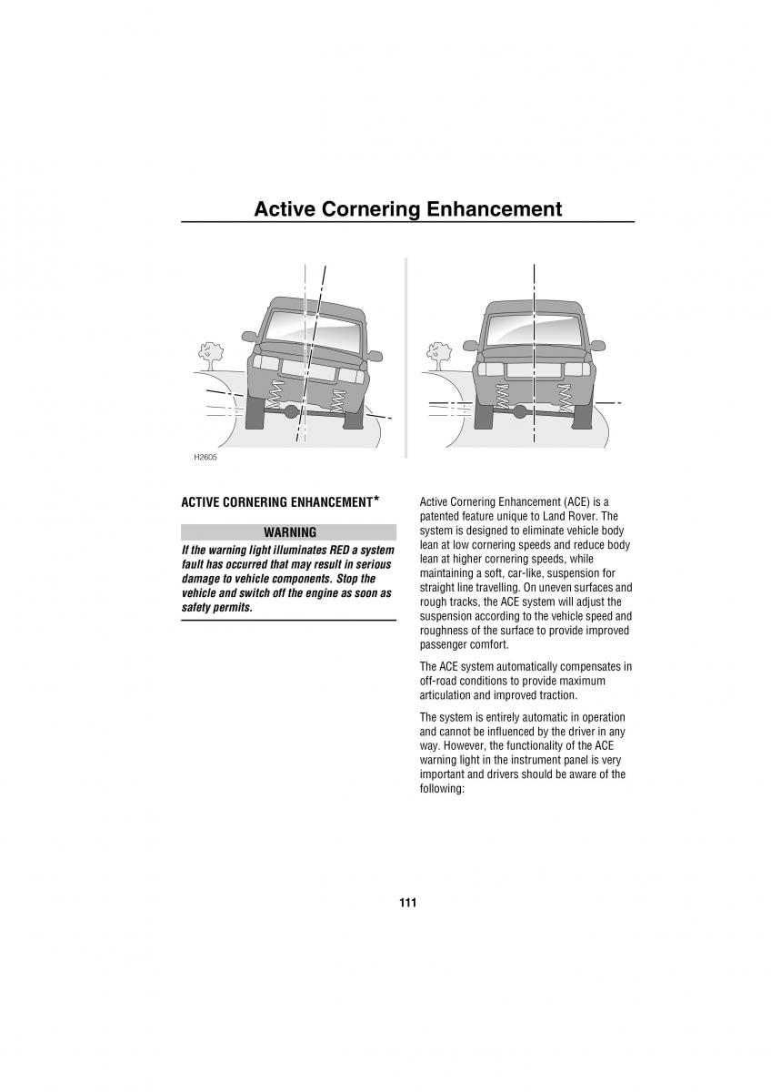 Land Rover Discovery II 2 owners manual / page 104