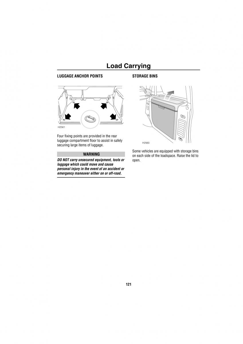 Land Rover Discovery II 2 owners manual / page 114