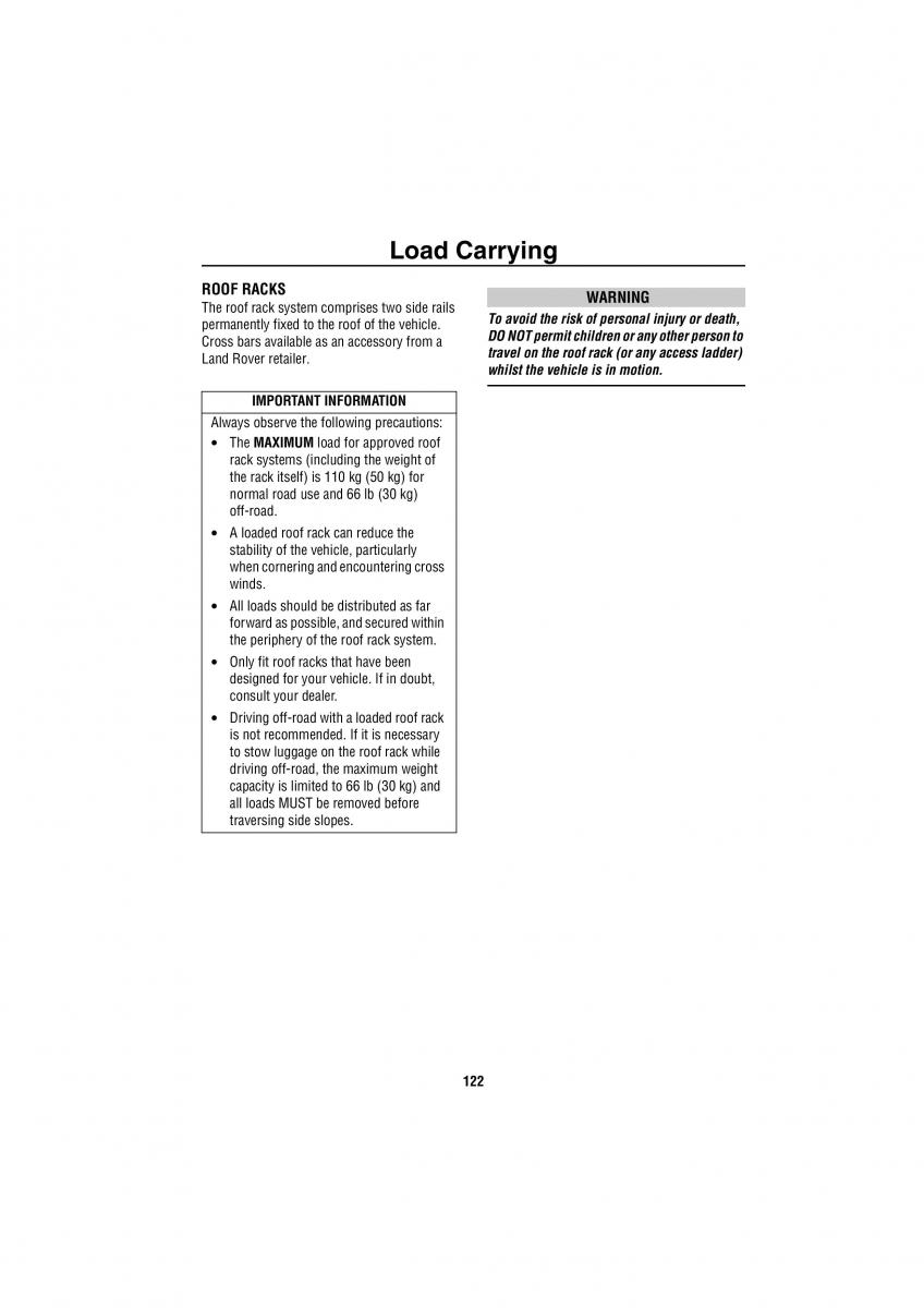 Land Rover Discovery II 2 owners manual / page 115