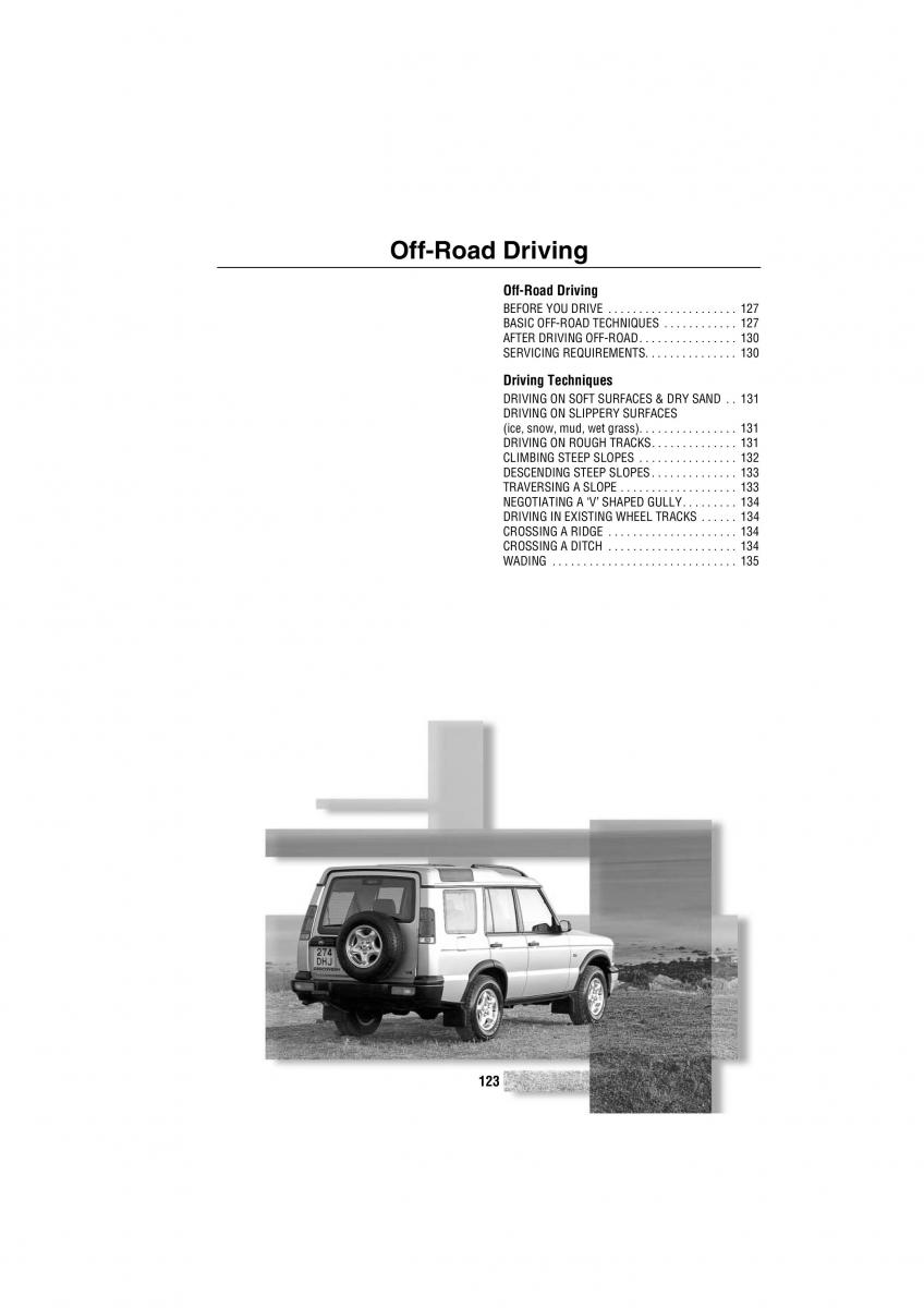 Land Rover Discovery II 2 owners manual / page 116