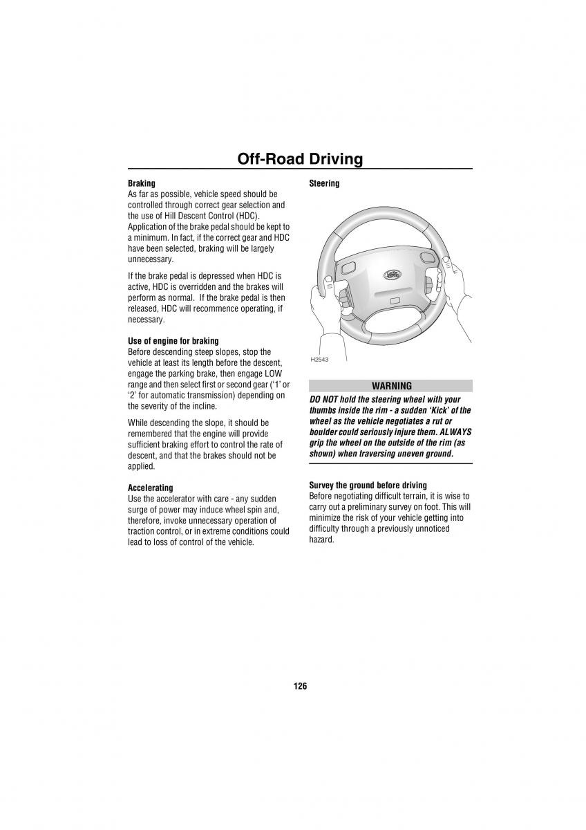 Land Rover Discovery II 2 owners manual / page 119