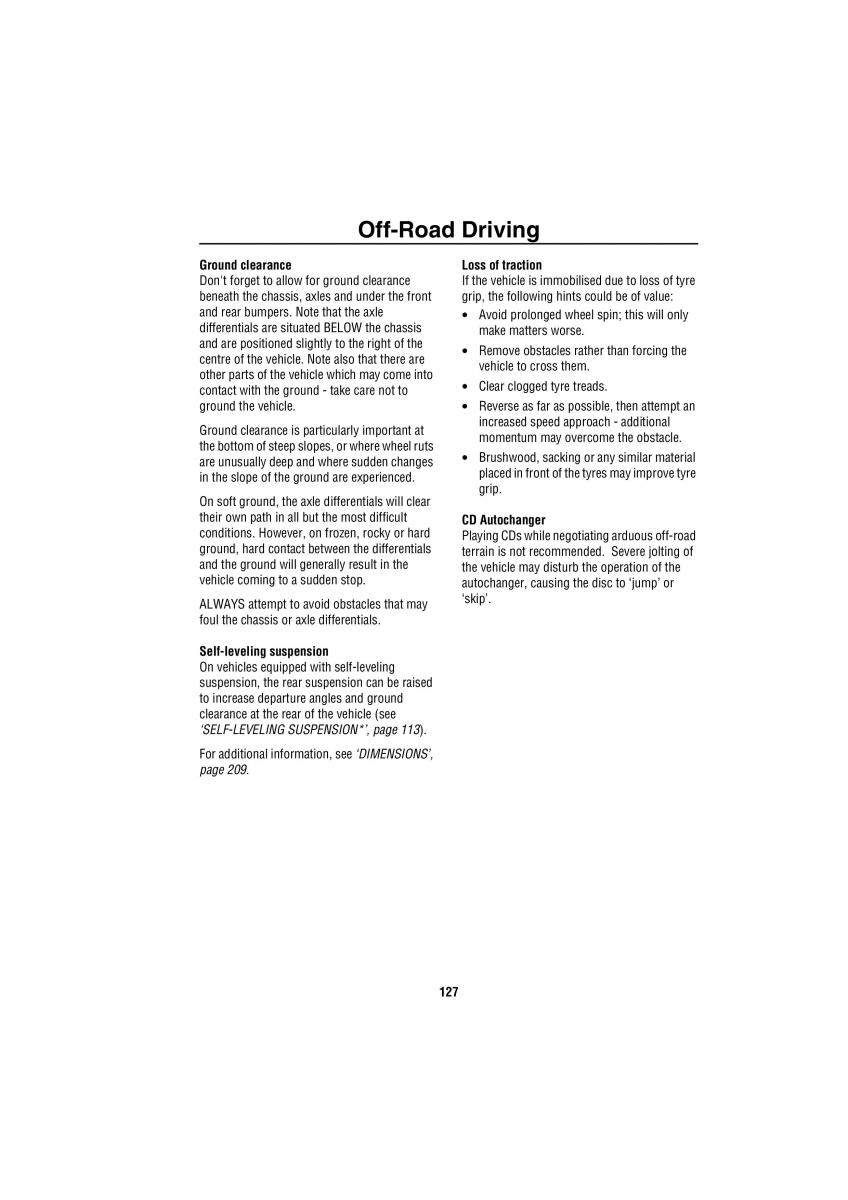 Land Rover Discovery II 2 owners manual / page 120