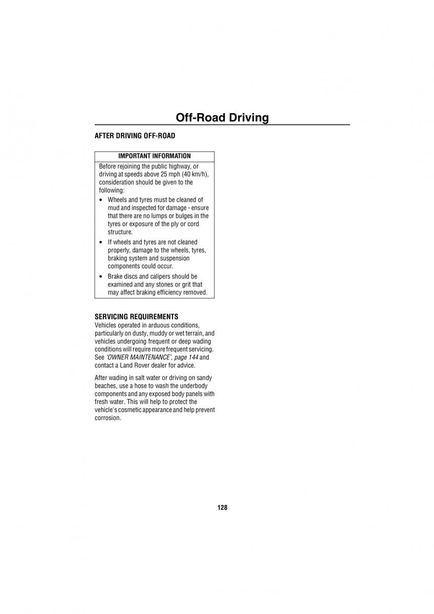 Land Rover Discovery II 2 owners manual / page 121