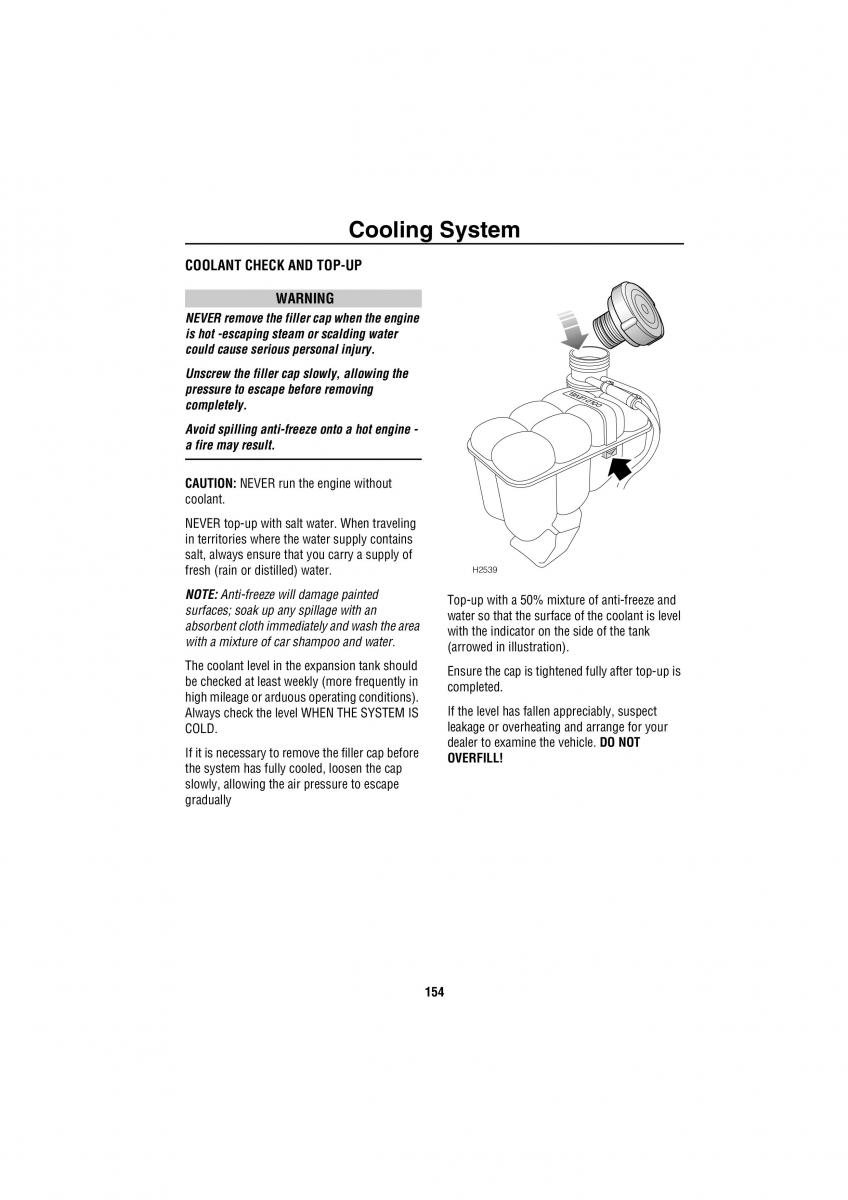 Land Rover Discovery II 2 owners manual / page 147