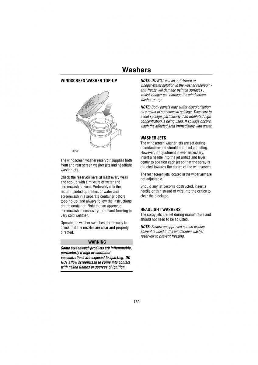 Land Rover Discovery II 2 owners manual / page 152