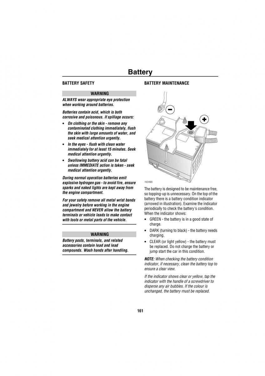 Land Rover Discovery II 2 owners manual / page 154